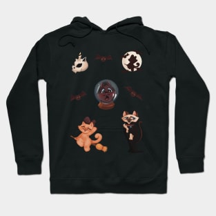 Meoween stickers 1 Hoodie